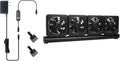 Aquarium Cooling Fan for Fish Tank, 5-Speed Aquarium Chiller Cooler with Timer, Adjustable Angle, Low Noise Cooling Syst