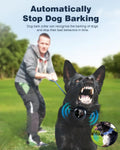 2-in-1 Dog Shock Collar & Dog Bark Collar - Smart Anti Barking Dog Training Collar with 5 Adjustable Sensitivity & 3300FT Remote for All Breeds IP67 Waterproof E-Collar