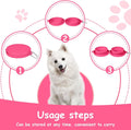 PNEUICALLY Collapsible Dog Water Bowl 2 in 1 Foldable Pet Food and Water Bowl Portable Cats Dishes with Carabiner Clip for Traveling Hiking Camping Walking (Pink)