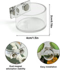 Jumping Spider Feeding Dish Set, Magnetic Water Bowl, Reptile Feeding Tongs, Jumping Spider Enclosure Accessories