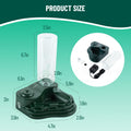 REPTI ZOO Water Feeder and Fogger, 2 in 1 Reptile Humidifier with Water Bowl, Automatic Water Dispenser for Chameleon Fr