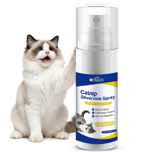 Ninibabie Upgraded Catnip Spray for Cats with Silvervine–Natural Dual-Plant Formula,Loved by 9 Out of 10 Cats,Cat Nip Spray Refresh Toys&Training Aid for Indoor Cats