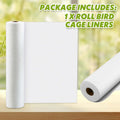 Drydiet Cage Liner for Birds, 100 ft x 18 Inch, Parakeet Cage Liners