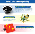 Reptile Heating Pad 6 x 5.5 Inch Reptile Heat Mat with Rapid and Even Heating Reptile Heat Pad Under Tank Terrarium Heat