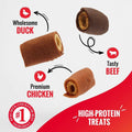 Good 'n' Tasty Soft & Crunchy Roll High Protein Dog Treat, 3 oz
