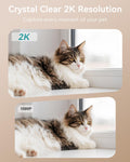 ZUMIMALL Pet Camera Indoor, 5G/2.4G WiFi Camera for Dog/Cat with Play Toy, 2K Pet Security Cameras with Phone App, 2-Way Talk, Auto Tracking, Pet/PIR/AI Detection, Privacy Protect, Alexa/ONVIF/Cloud
