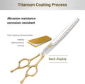 Dog Grooming Scissors,7.0'' Pet Curved Chunkers Shears