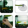KVZVK 2Pcs Tree Frog Tank Leaf Decorations,Leaf Shape Basking Platform with Suction Cups for Leopard Gecko Tank Accessor
