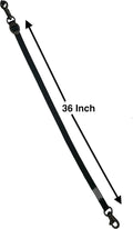 Majestic Ally Pack of 2, Double Thick Trailer Tie for Horse Haulage with Adjustable Buckle, Panic Snap and Bull Snap – 1