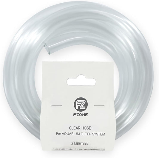 FZONE Aquarium Tubing 5/8" ID 3M Clear PVC Hose for Filters