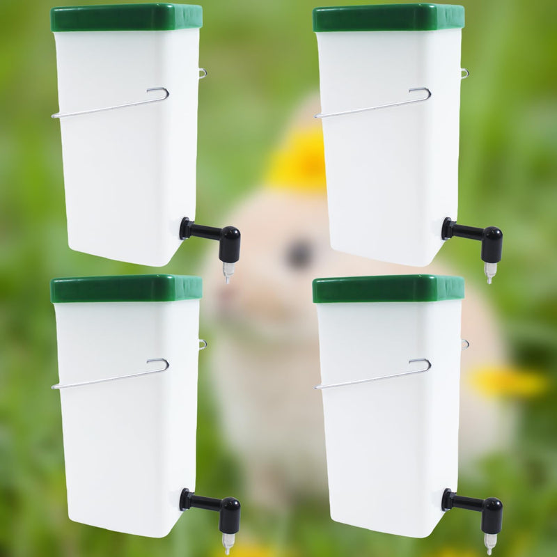 4Pack Rabbit Water Bottle for Cage, 32oz Small Animal Water Dispenser Water Bottle for Small Pet/Bunny/Ferret/Hamster/Gu
