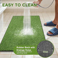 Artificial Grass for Dogs Potty, Reusable Pet Training Mat for Home and Travel, Washable Hemmed Edge Grass Pee Pad with 