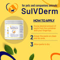 SulVDerm – 40% Sulfur Skin Support Paste for Dogs, Cats, Horses | Calendula-Infused Soothing Formula with Coconut Oil & 