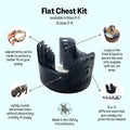 Newborn Puppy Flat Chest Kit, Whelping Essential, Size 0-5