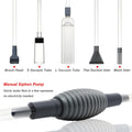 Aquarium Siphon Vacuum Kit with Turkey Baster, Fish Net for Tank Cleaning