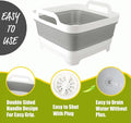 9L Small Puppy Kitten Bath Tub: 12IN Collapsible Tiny Dog Cat Shower Tub