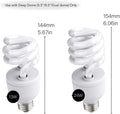 UVB Reptile Light, 10.0 24W, UVA UVB Reptile Light Bulb Lamp for Bearded Dragon, UVB Bulbs for Desert Reptiles