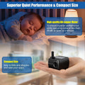 105 GPH Submersible Water Pump with 4.76ft Power Cord and 2 Nozzles 5W Ultra Quiet Mini Fountain Pump with 2.8ft High Li