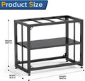 TOCRETOARE Fish Tank Stand 40 Gallon, Metal Aquarium Stand 36.5" L x 18.5" W*29.5”H, Double-Layer Storage Design, Suitab