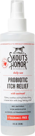 SKOUT'S HONOR Probiotic Itch Relief Spray for Dogs, 8 oz