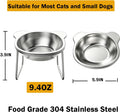 Elevated Cat Bowl,15° Tilted,5.9" Wide for Cats and Small Dogs