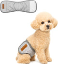 Washable Reusable Dog Diaper, Belly Bands for Male Dogs, Quilted Ultra-Absorbent Leak-Proof Wraps for Training & Inconti