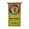 Scratch and Peck Feeds Whole Grain Grower Crumbles Chicken and Duck Feed - 25 lbs Bag - Corn-Free and Soy-Free - 17% Protein, Certified Organic and Non-GMO Project Verified