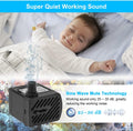 DaToo 50GPH 3W Small Submersible Water Pump Mini Fountain Pump Ultra Quiet For Aquarium Fish Tank Pond Statuary Hydropon
