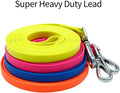 Waterproof Long Dog Leash Recall Training Lead 5 10 16 30 50 Foot for Large Medium Small Dogs Outdoor Training Walking P