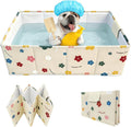 Foldable Dog Bathtub for Small to Medium Dogs & Cats Pool, Collapsible Pet Bath Tub for Shower/Kitchen Sink, Thickened I