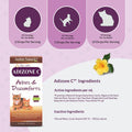 Amber NaturalZ Adizone C Herbal Supplement for Cats | Supports Healthy Inflammatory Response, Occasional Discomfort, and Normal Joint Function | Natural Aid for Active and Aging Felines 1oz