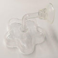 Aquarium Shrimp/Small Fish Feeding Dish Feeder Dish, Acrylic Material, Mini Size (Sakura Shaped)