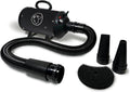 Flying Pig High Velocity Dog Pet Grooming Dryer w/Heater (Flying One, Black w/White Logo)