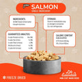 Life Essentials by Cat-Man-Doo | Salmon - 5oz. Bag | Freeze Dried Salmon Cat & Dog Treats | Healthy, Single Ingredient, Training Treats, High Protein