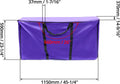 QWORK Hay Bale Storage Bag, 420D Horse and Livestock Hay Bale Bag, Large Tote Waterproof Collapsible Bag Hay Bale Tote B