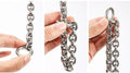 Dog Choker Collar Slip Chain,Stainless Steel Collar for Medium and Large Dogs Heavy Duty,Dog Training Metal Necklace,Sil