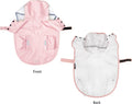 MAMORE Dog Raincoat Waterproof Reflective Adjustable Pet Rain Jacket Hood