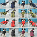 Gyuzh Dog Coat with Harness Puppy Coats Small Dog Harness Jacket Winter Waterproof Jackets for Smal Medium Large Dogs