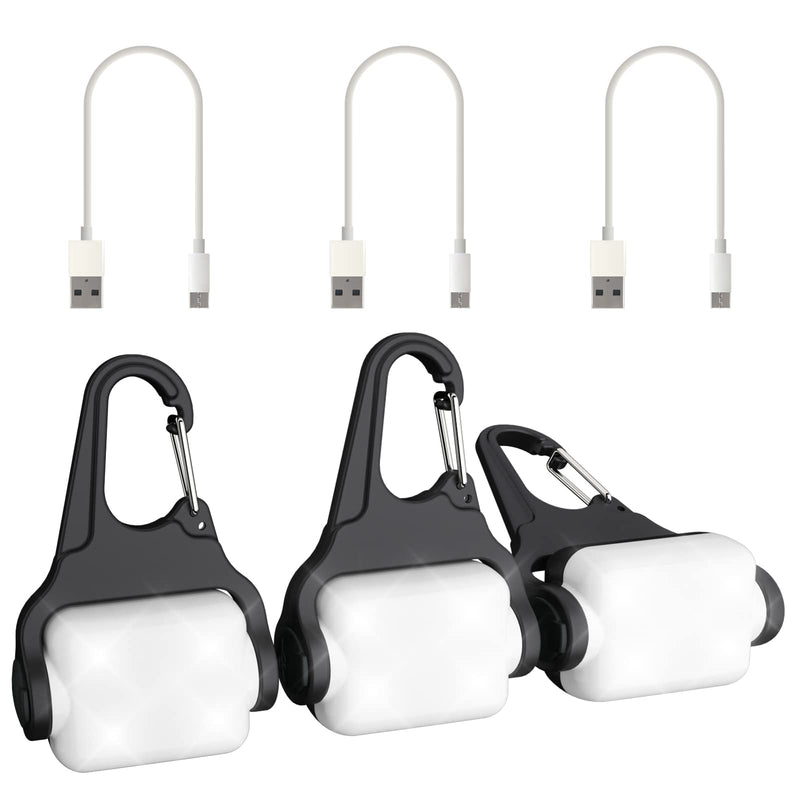 Outopest Dog Lights for Night Walking, Clip on Dog Collar Light - 3 Modes, USB-C Rechargeable, IP65 Waterproof, LED Safety Light for Running, Camping, Climbing, Bike