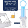 5-in-1 Pet Pill Shooter Kit for Cats Dogs, Pill Gun Dispenser with Liquid Syringe, Pill Cutter Grinder, Anti-Choke Feede