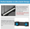 DaToo Submersible Aquarium Light 6Inch Fish Tank Light Bubbler Wall with Air Bubble Hole IP68 Waterproof Color Changing 