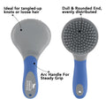 Harrison Howard ShineWell Humanized Design Non-Slip Ultra-Soothing Mane and Tail Brush for Horse