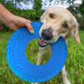 Nerf Dog Tire Flyer Outdoor Dog Toy, 10 Inch Flying Disc Dog Fetch Toy, Rubber Dog Toy for Medium Dogs and Large Dogs