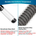 DaToo Aquarium Heater Adjustable 50W Submersible Fish Tank Heater with Electronic Chip Thermostat Suitable for Marine Sa