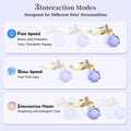 ORSDA Cat Toys for Indoor Cats, New Intelligent Voice Timing Touch Control Cats Ball, Simulate Mouse Sound Kitten Toy, Automatic Interactive Moving Cat Toy for All Ages