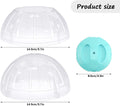 Hamster Exercise Ball, 5.7 Inch Transparent Running Wheel,Blue