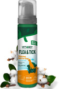 Vet’s Best Waterless Flea and Tick Dog Bath – Natural Flea & Tick Prevention – Dog Dry Shampoo Spray with Essential Oils – Kills Pests on Contact – Made in USA – 8 oz