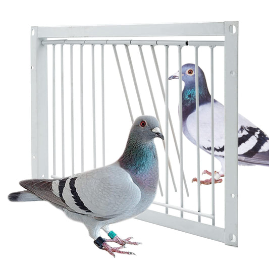 11.8in/30cm Pigeon Door Entrance Racing Pigeon Cage T Bars Birdcage Iron Wire Door for Bird Cage Breeding Supply