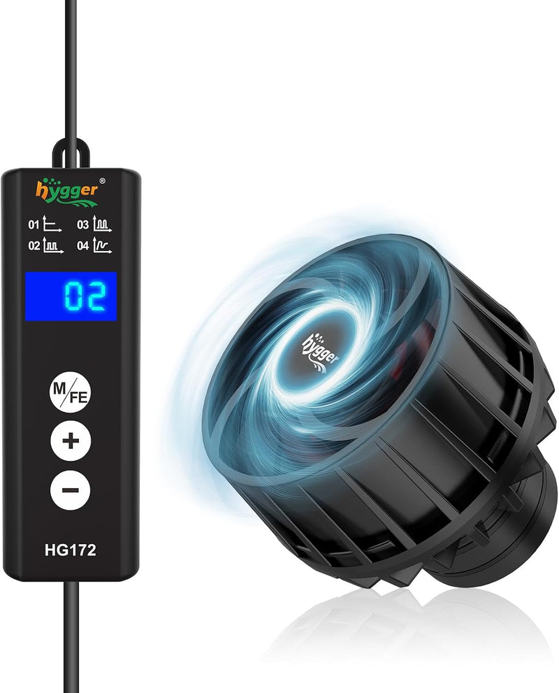 hygger Lite Wave Maker for 10-50 Gallon Aquariums, 792 GPH Magnetic Base