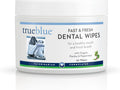 TrueBlue Dog Dental Wipes, Pre-Moistened Pads, Peppermint & Parsley